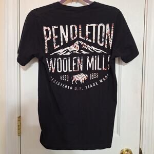 Pendleton Woolen Mills unisex medium graphic soft dark grey tshirt